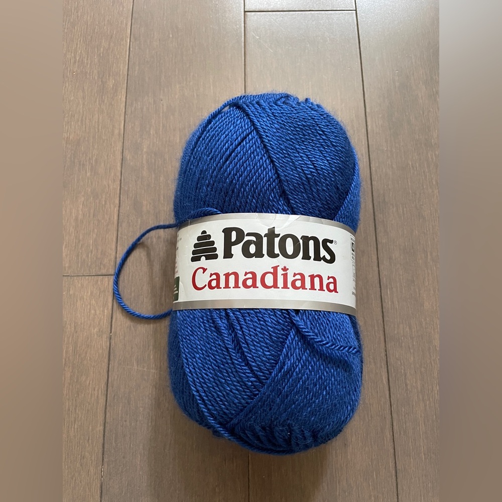Patons Canadiana Blue Yarn
